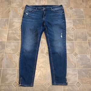 Silver aiko skinny jeans